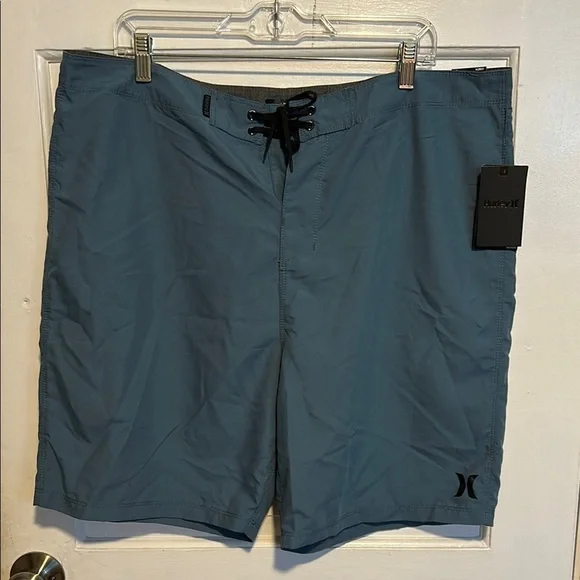 Hurley Men's Blue Swim Shorts - Picture 1 of 5